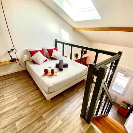 Duplex Industriel - Centre Parking Prive Wifi * 앙제