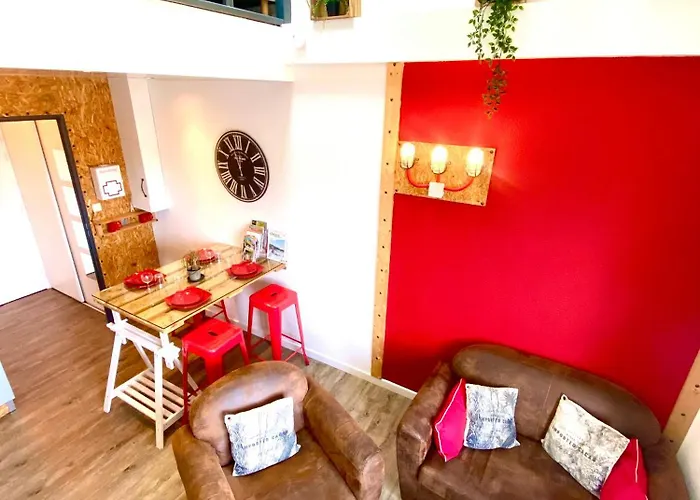 Duplex Industriel - Centre Parking Prive Wifi Apartamento *